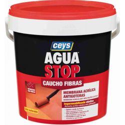 AGUASTOP CAUCHO FIBRAS TERRACOTA 5KG