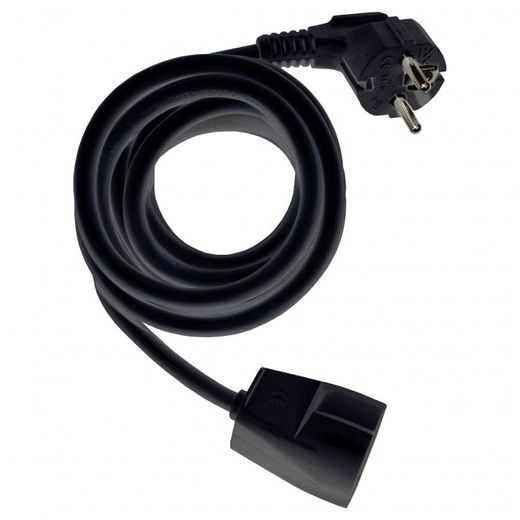 ALARGO ONLEX MANGUERA 3X1,5MM. 4M.NEGRO