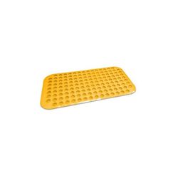 ALFOMBRA ANTIDESLIZANTE "BURBUJAS" PEQ.49X34CM AMARILLO