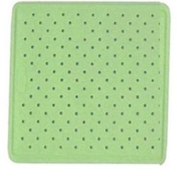ALFOMBRACAUCHO DUCHA VERDE 54X54