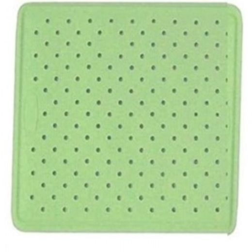 ALFOMBRACAUCHO DUCHA VERDE 54X54
