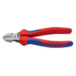 ALICATE CORTE DIAGONAL 160MM MGO. BICOMPONENTES KNIPEX