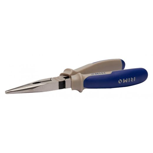 ALICATE DE BOCA SEMIREDONDA CON MANGO BIMATERIAL, 201MM -IRI