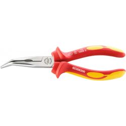 ALICATE DE PINZA CURVA SEMIRREDONDA CON FILO 6530 8 160