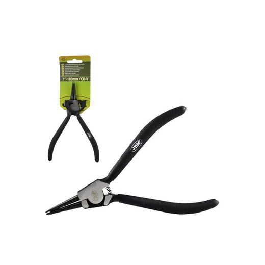 ALICATE SEEGER PARA EXTERIORES CON BOCA RECTA 7" 180MM