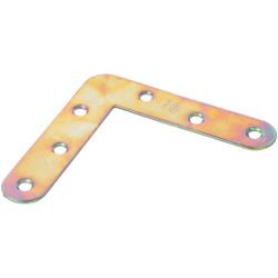 Amig 1016 | escuadra plana 2 | 80 x 17 x 1 mm | acero | bicromatado