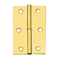 Amig 103 | bisagra 540 | 51 x 36 x 1,2 mm | acero | latonado barnizado - derecha