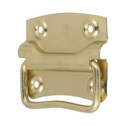 Amig 10399 | tirador para baúl 900 | 73 mm - 3'' | acero | latonado barnizado