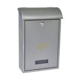 Amig 10426 | buzón 2 inox | 400 x 250 x 100 mm | acero inoxidable | inoxidable