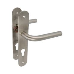 Amig 10450 | manilla con placa 4lb | 230 x 40 mm | acero inoxidable 18/8 | mate