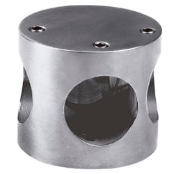 Amig 10458 | conector 101 | ø50 x 43 mm | acero inoxidable 18/8 | mate