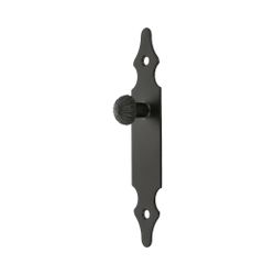 Amig 10659 | escudo tirador 100 | 146 x 30 x 1,5 mm | acero | negro
