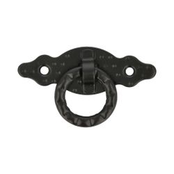 Amig 10664 | tirador 1000 | 80 x 28 x 1,5 mm | acero | negro