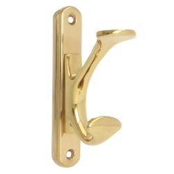 Amig 10671 | colgador de pared doble 52 | 137 x 29 mm | latón | pulido