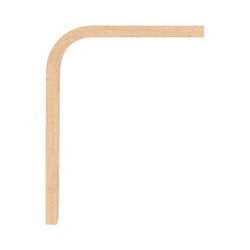Amig 10682 | palomilla de madera 16 | 250 x 200 x 23 x 12 mm | madera | haya