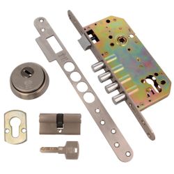 Amig 10848 | cerradura 101 (60) | 60/85 | acero inoxidable 18/8 | mate