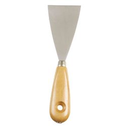 Amig 10977 | espátula inox 4620 | 80 mm | acero inoxidable | mango madera