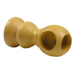 Amig 11079 | soporte frente para esquina 211 | ø30 x 110 mm | madera | teka