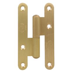 Amig 1188 | pernio 405 | 95 x 52 x 2 mm | acero | latonado barnizado - derecha