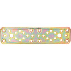 Amig 12121 | placa 500 | 200 x 50 x 2,2 mm | acero | bicromatado