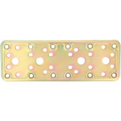 Amig 12122 | placa 501 | 185 x 65 x 2,2 mm | acero | bicromatado