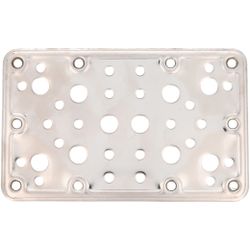 Amig 12163 | placa 504 | 160 x 100 x 2,2 mm | acero inoxidable | brillo
