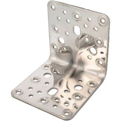 Amig 12172 | ángulo 303 | 103 x 100 x 3 mm | acero inoxidable | brillo