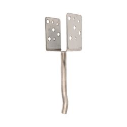 Amig 12177 | soporte de suelo 352 | 90 x 65 x 109 x 200 mm | acero inoxidable | brillo