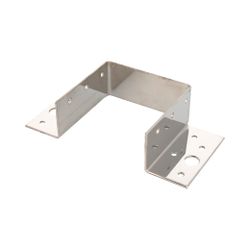 Amig 12180 | soporte para viga 353 | 90 x 42 x 88 x 175 x 2 mm | acero inoxidable | brillo