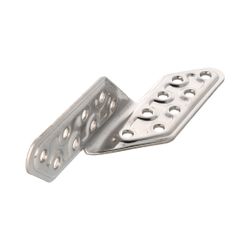 Amig 12185 | ángulo 305 | 170 x 35 x 2,2 mm | acero inoxidable | brillo - izquierda