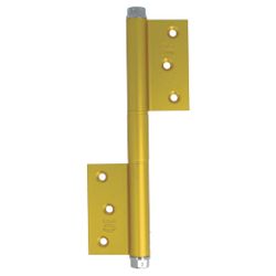 Amig 12329 | pernio muelle 100 | 180 x 80 x 3 mm | aluminio | oro