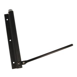 Amig 12336 | pernio muelle 200 | 190 x 180 mm | aluminio | negro