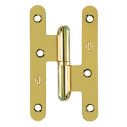 Amig 12396 | pernio 405c | 95 x 52 x 2 mm | acero | lacado dorado - derecha