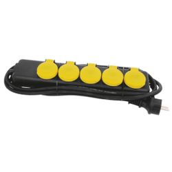 Amig 12415 | base múltiple con protección 3305 | polipropileno | negro