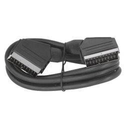 Amig 12429 | euroconector 3114 | 1,5 m | poliestireno | negro