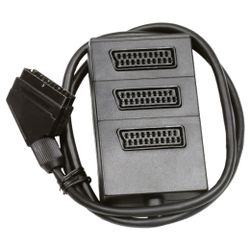 Amig 12431 | euroconector 3114 | 1,5 m | poliestireno | negro