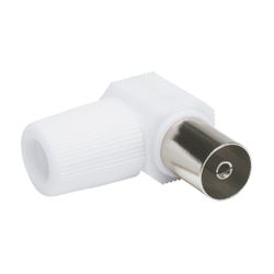 Amig 12435 | conector tv 3113 | 9,5 mm | poliestireno | blanco