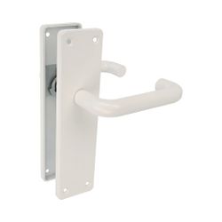 Amig 12613 | manilla aluminio con placa al3p | 222 x 55 mm | aluminio | blanco