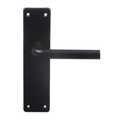 Amig 12615 | manilla aluminio con placa al4p | 222 x 55 mm | aluminio | negro
