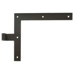 Amig 12646 | gozne escuadra simple 4100 | 400 x 240 x 4 mm | acero | negro - izquierda