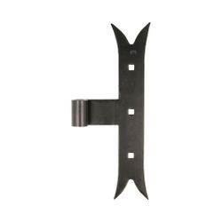 Amig 12663 | gozne t gótico 4400 | 240 x 35 x 4 mm | acero | negro