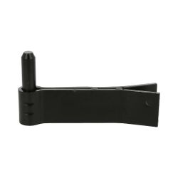 Amig 12665 | pernio a muro espiga 4600 | 125 x 35 x 4 mm | acero | negro