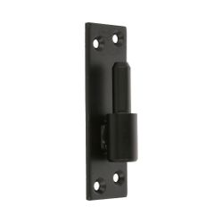 Amig 12675 | pernio placa simple 4900 | 130 x 40 x 4 mm | acero | negro