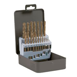 Amig 13890 | estuche brocas hssco din 338 20203 | ø1-10 x 0,5 | acero rápido al cobalto | din 338