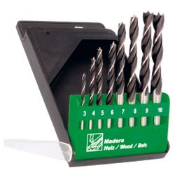 Amig 14011 | estuche brocas madera 22606 | ø3-10 x 1 | cromo vanadio (cr-v)