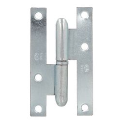 Amig 14064 | pernio 403 | 95 x 52 x 2 mm | acero | zincado - derecha