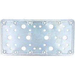 Amig 14112 | placa 503 | 200 x 100 x 2,8 mm | acero | zincado