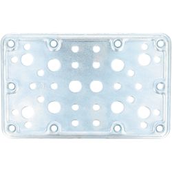 Amig 14115 | placa 504 | 160 x 100 x 2,2 mm | acero | zincado