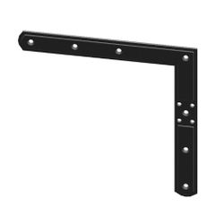 Amig 14215 | escuadra 3092 | 220 x 220 mm | acero | negro - derecha