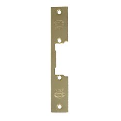 Amig 14485 | frente cerradero 15 | 150 x 25 x 3 mm | acero | latonado barnizado